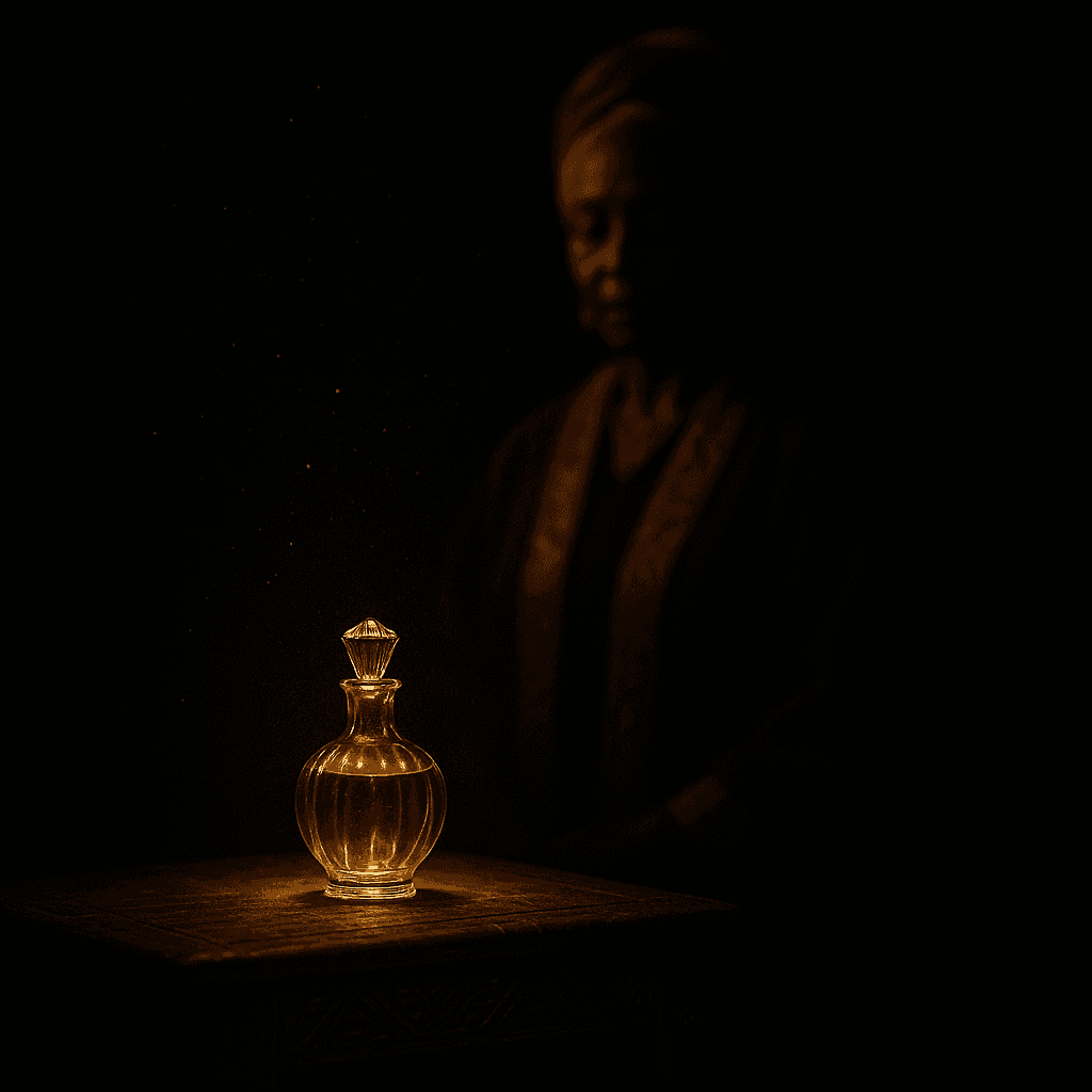 The grandmother sharing the ancient secret